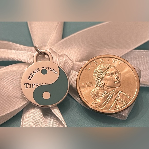 Tiffany & Co. Jewelry - Tiffany & Co sterling silver blue enamel